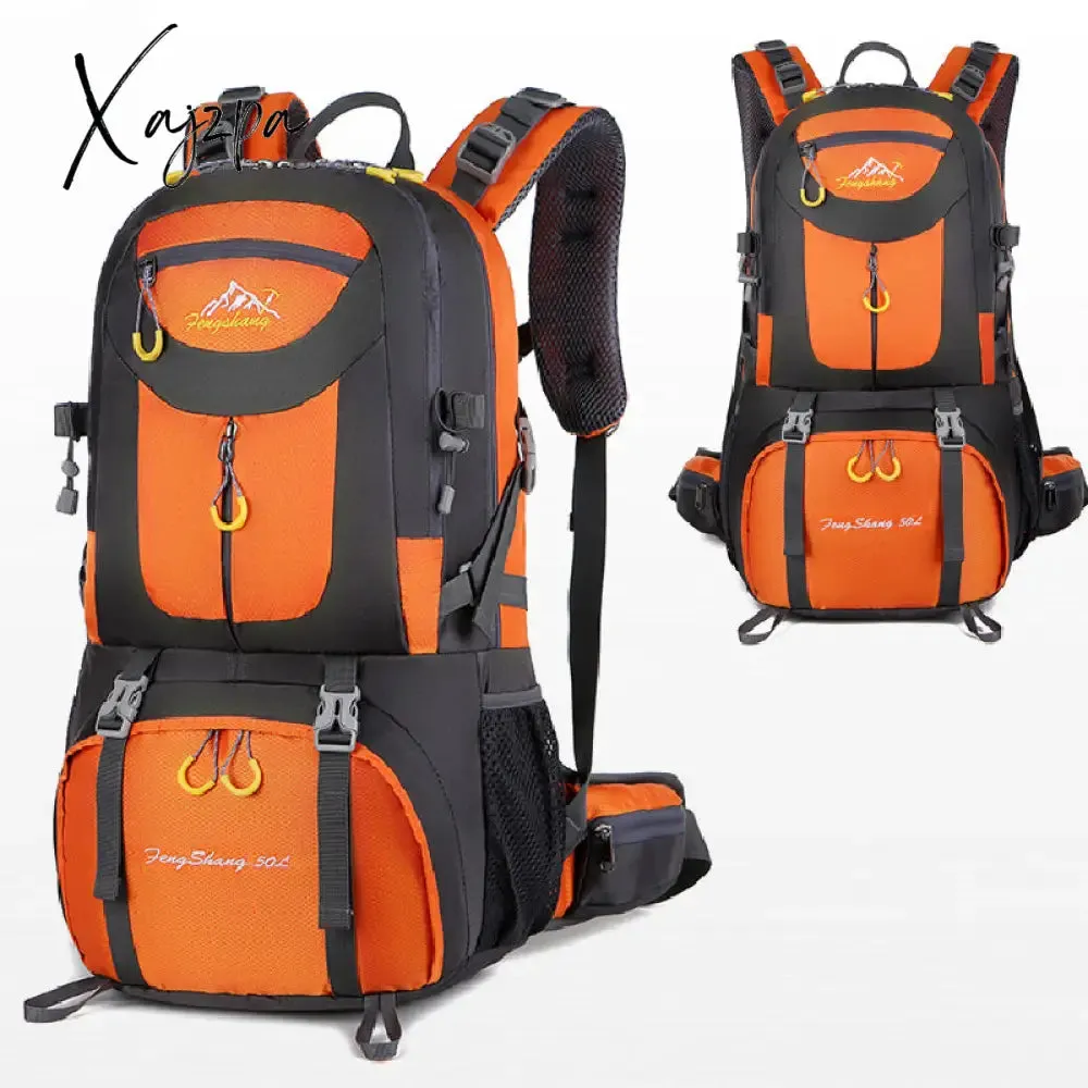 Xajzpa - Large Capacity Outdoor Adventure Backpack Waterproof Backpack - Perfect for Hiking, Cycling, Camping & Traveling