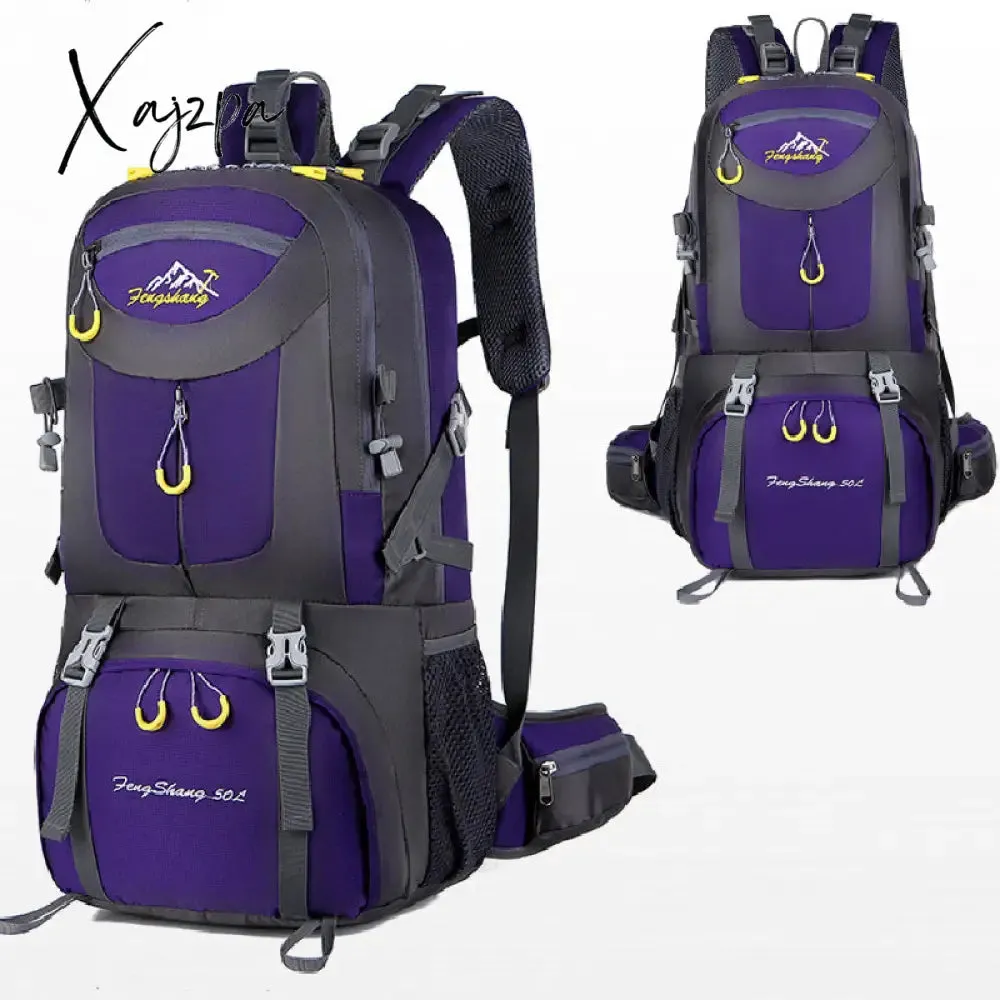 Xajzpa - Large Capacity Outdoor Adventure Backpack Waterproof Backpack - Perfect for Hiking, Cycling, Camping & Traveling