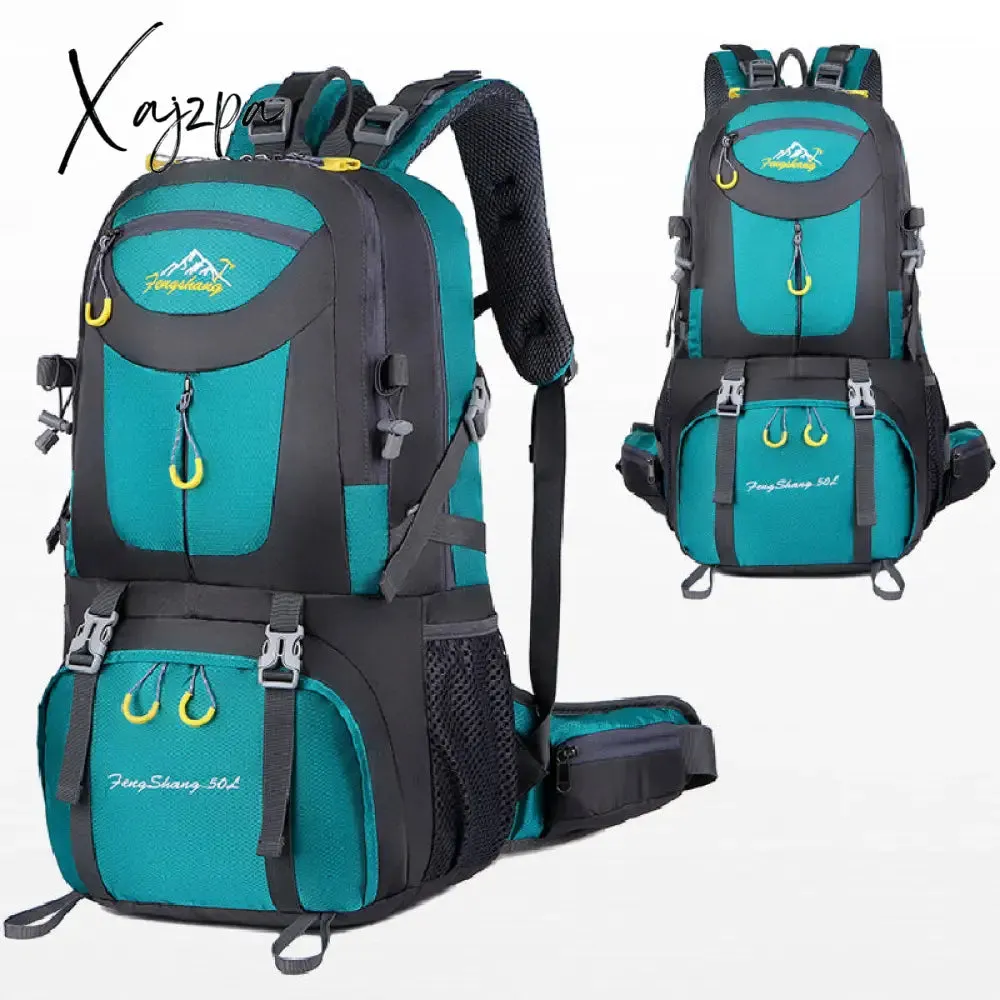 Xajzpa - Large Capacity Outdoor Adventure Backpack Waterproof Backpack - Perfect for Hiking, Cycling, Camping & Traveling