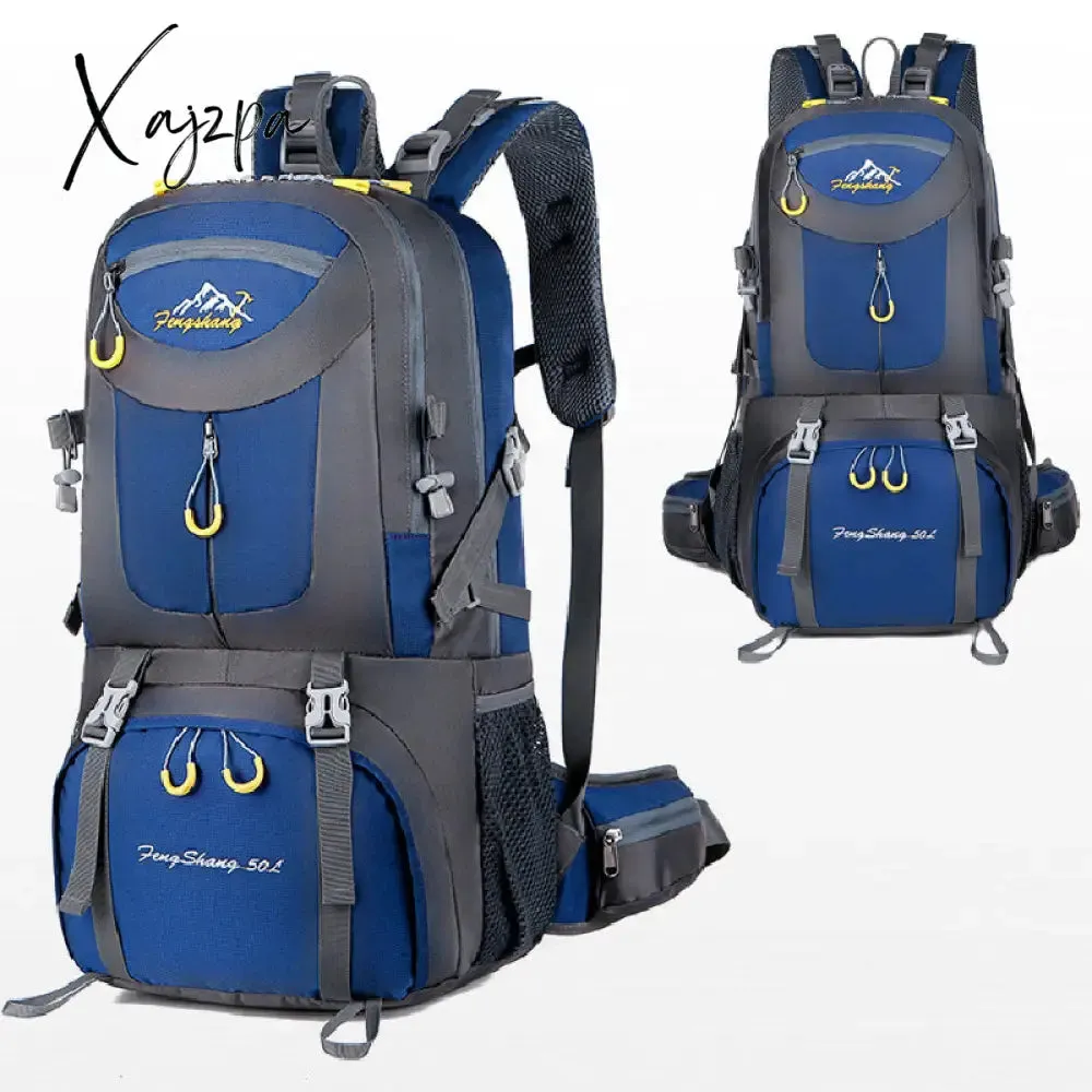 Xajzpa - Large Capacity Outdoor Adventure Backpack Waterproof Backpack - Perfect for Hiking, Cycling, Camping & Traveling