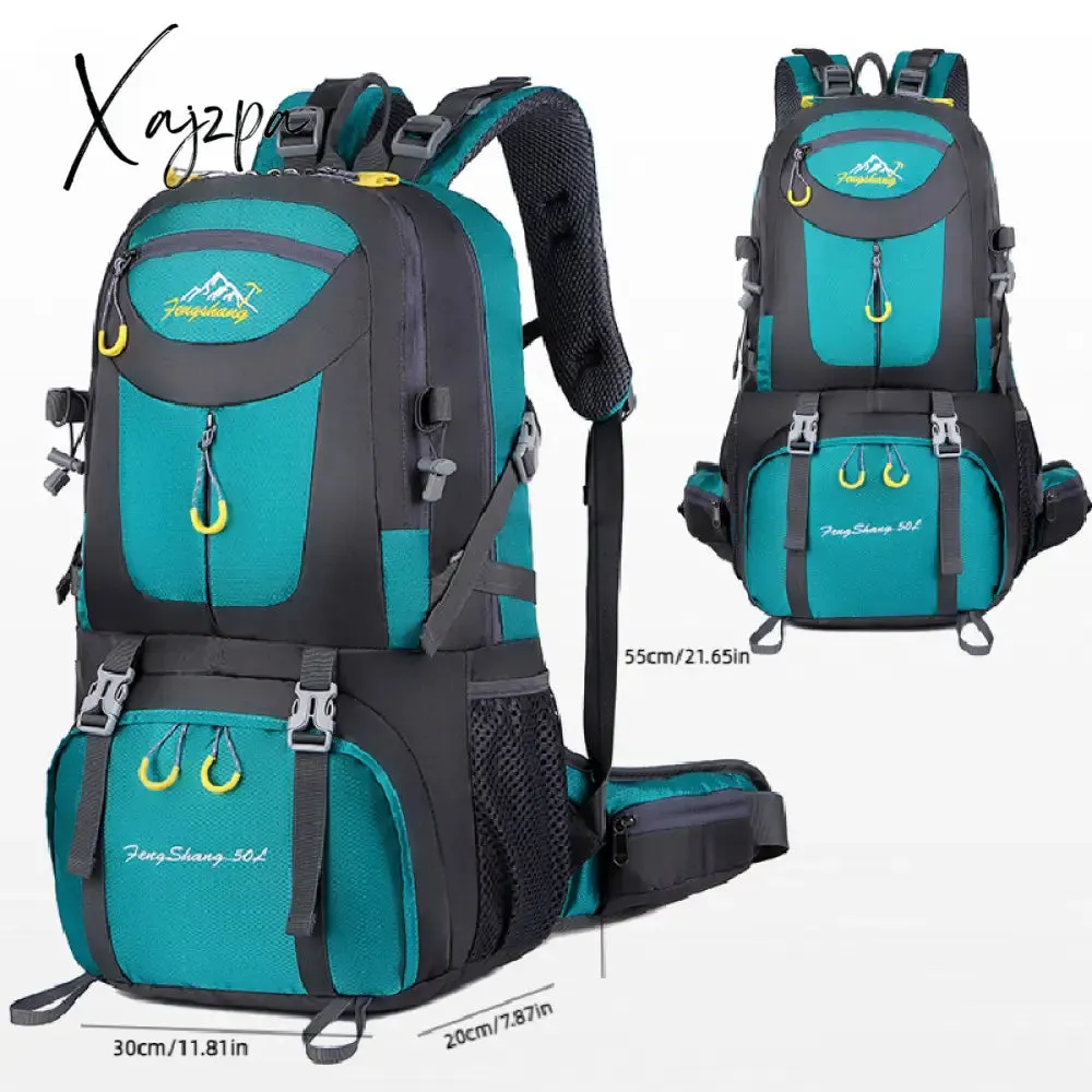 Xajzpa - Large Capacity Outdoor Adventure Backpack Waterproof Backpack - Perfect for Hiking, Cycling, Camping & Traveling