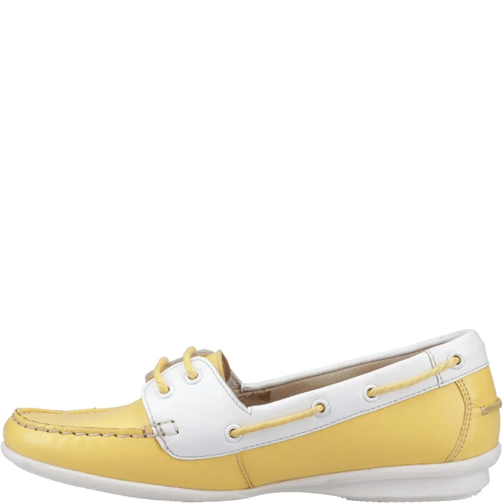 Yellow Irene Boat Shoes